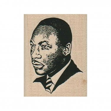 Mounted Rubber Stamp, Martin Luther King Jr., MLK, Civil Rights, Black History
