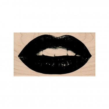 NEW Lips RUBBER STAMP, Woman Stamp, Lady Rubber Stamp, Kissing Stamp, Lipstick