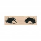 NEW Eyes Looking Left RUBBER STAMP, Eyes Stamp, Looking Stamp, Spying Stamp, Eye