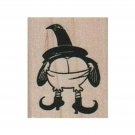 NEW Mooning Witch, Halloween Stamp, Witch Stamp, Funny Halloween Stamp, Witches
