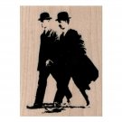 NEW Wright Brothers Walking RUBBER STAMP, Inventor Stamp, Vintage Men Stamp