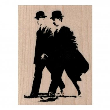 NEW Wright Brothers Walking RUBBER STAMP, Inventor Stamp, Vintage Men Stamp