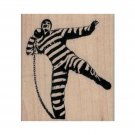 NEW Banksy Convict Throwing Ball and Chain RUBBER STAMP, Convict Stamp, Jail