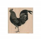 Mounted Rubber Stamp, Rooster Stamp, Rooster, Chicken Stamp, Farm Stamp, Animal