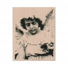 NEW Angel RUBBER STAMP, Cherub Stamp, Angel Statue Stamp, Heaven Stamp, Angelic