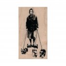 NEW Banksy Queen With Corgis RUBBER STAMP, Queen Elisabeth Stamp, Royal Stamp