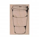 NEW Coffee Cup RUBBER STAMP, Coffee Stamp, Coffee Lovers Stamp, Starbucks Stamp