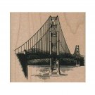 NEW Golden Gate Bridge RUBBER STAMP, San Francisco Stamp, Travel Stamp, Vacation