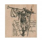 New Valkyrie RUBBER STAMP, Woman Warrior Stamp, Norse Stamp, Mythology Stamp