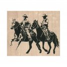 NEW Cowboys RUBBER STAMP, Cowboy Stamp, Old West Stamp, Rodeo Stamp, Horses