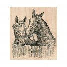 Mounted Rubber Stamp, Horse Stamp, Cowboy Stamp, Western Stamp, Rodeo, Horses