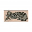 NEW Cat In Crown RUBBER STAMP, Cat Rubber Stamp, Cat Lover Gift, Cats Rule
