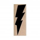 NEW Lightning Bolt RUBBER STAMP, Shape Stamp, Storm Stamp, Lighting Bolt