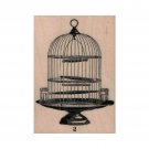 NEW Wire Bird Cage RUBBER STAMP, Birdcage Stamp, Victorian Birdcage Stamp, Birds