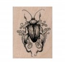 NEW Fancy Scarab/Beetle RUBBER STAMP, Insect Stamp, Bug Stamp, Entomology Stamp