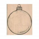 NEW Ornament RUBBER STAMP, Tree Ornament Stamp, Christmas Ball Stamp, Decoration