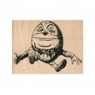 NEW Humpty Dumpty RUBBER STAMP, Alice in Wonderland, Egg Stamp