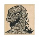 NEW Godzilla RUBBER STAMP, King of Monsters Stamp, Monster Stamp. Godzillasaurus