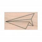 NEW Paper Airplane RUBBER STAMP, Classroom Stamp, School Stamp, Origami Stamp