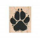 NEW Animal Footprint RUBBER STAMP, Dog Foot Stamp, Dog Stamp, Footprint Stamp