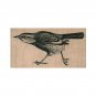 NEW Bird RUBBER STAMP, Walking Bird Stamps, Swallow Stamp, Small Bird Stamp