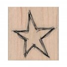 NEW Star by Tera Callihan RUBBER STAMP, Star Stamp, Celestial Stamp, Space Stamp