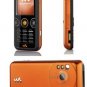 Sony Ericsson W610i in Black/Orange GSM Unlocked Cell Phone