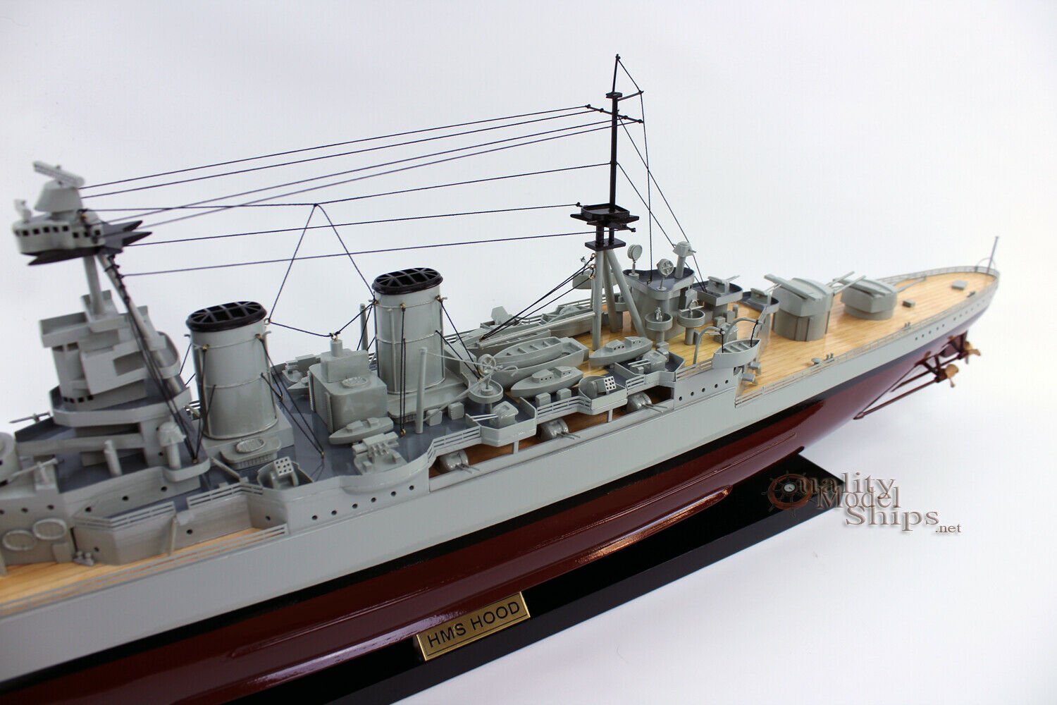 HMS Hood - Handcrafted War Ship Display Model 39