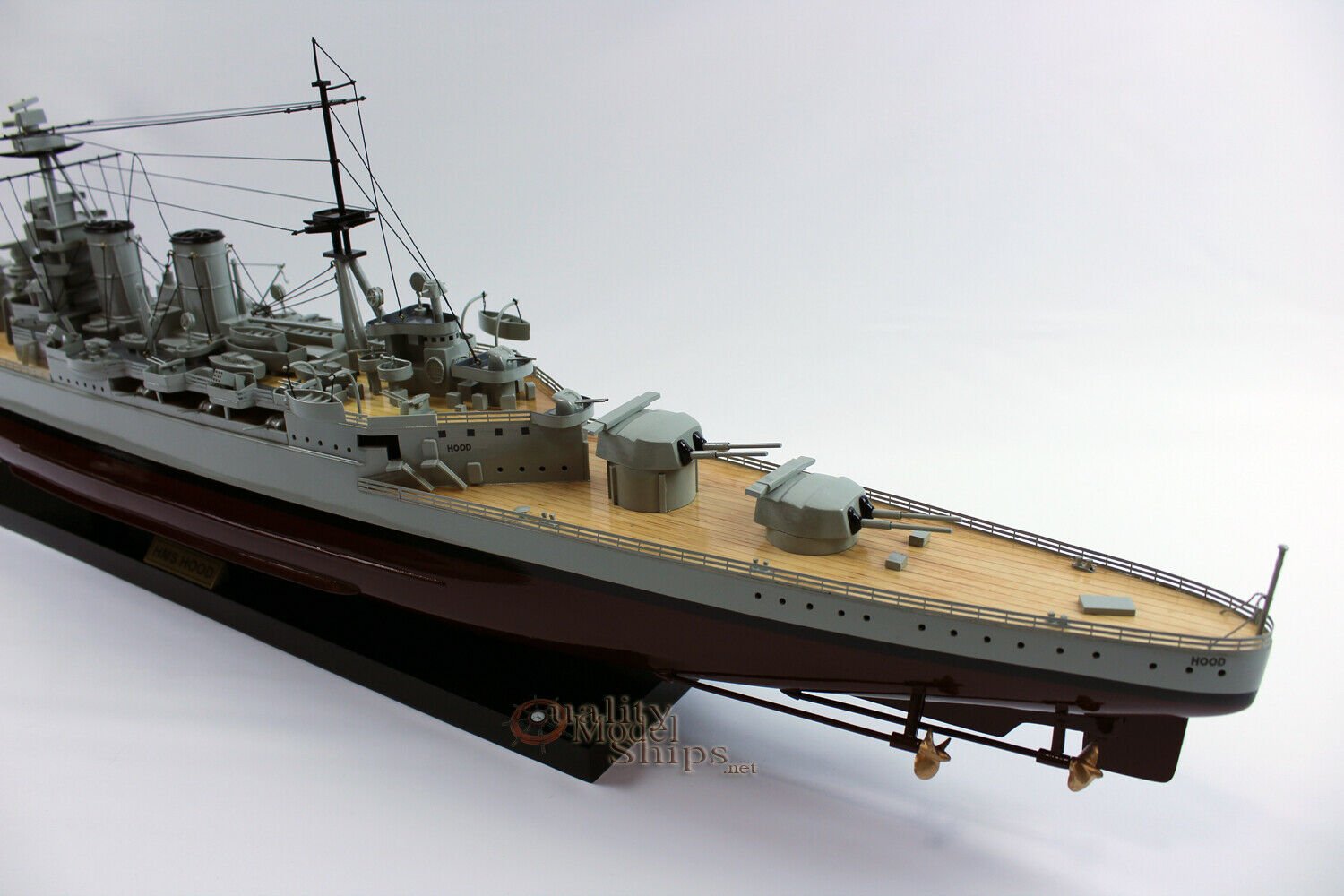 Hms Hood - Handcrafted War Ship Display Model 39