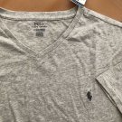 Polo Ralph Lauren V-Neck Classic-Fit T-Shirt Mens Lawrence Gray NWT Sz Large