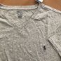 Polo Ralph Lauren V-Neck Classic-Fit T-Shirt Mens Lawrence Gray NWT Sz Large
