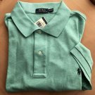 Ralph Lauren Big Mens Polo Knit Shirt NWT Sz 3XLT  2XLT  2xB  Seafoam Green