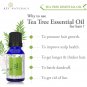 Pure and Natural Tea Tree Essential Oil for Skin, Hair and Acne care  (15 ml)