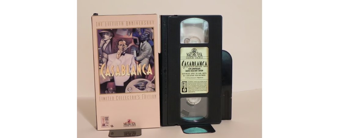Casablanca VHS 50th Anniversary VHS