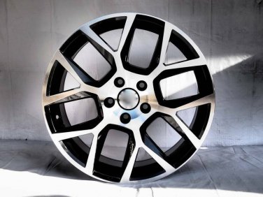 17" LAGUNA STYLE BLACK MACHINE WHEELS RIMS FITS VOLKSWAGEN VW EOS 2.0T