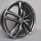 18" RS6 STYLE GUNMETAL WHEELS RIMS FITS AUDI A3 A4 A5 A6 A7 A8 A8L S4 S5