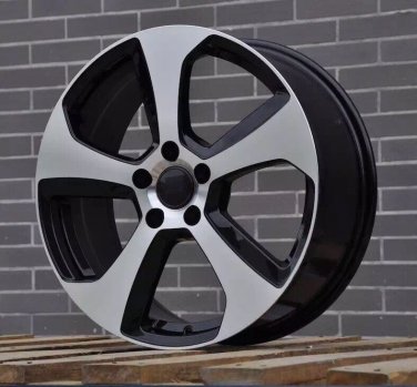 19" AUSTIN STYLE BLACK MACHINE WHEELS RIMS FITS VOLKSWAGEN VW EOS 2.0T