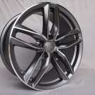 20" SLINE STYLE GUNMETAL WHEELS RIMS FITS AUDI Q7 TDI FSI TSI 3.0T S LINE