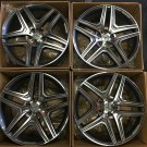22" G63 STYLE GUNMETAL WHEELS RIMS FITS G CLASS G500 G55 G550 G63 G WAGEN