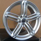 20" PEELER STYLE HYPER SILVER WHEELS RIMS FITS AUDI A3 A4 A5 A6 A7 A8 A8L S4 S5