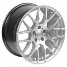 18" HYPER SILVER CSL GTS STYLE WHEELS RIMS FITS BMW E60 5 SERIES AWD XDRIVE ONLY