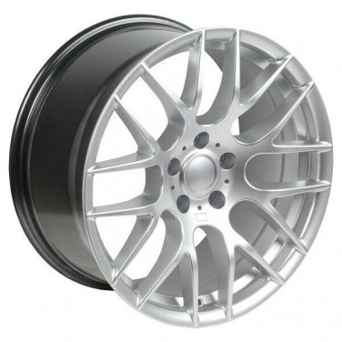 18" HYPER SILVER CSL GTS STYLE WHEELS RIMS FITS BMW E60 5 SERIES AWD XDRIVE ONLY