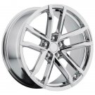 20" CHROME ZL1 STYLE WHEELS RIMS FITS 2010+ CHEVROLE CAMARO V6 V8