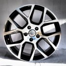 18" LAGUNA STYLE BLACK MACHINE WHEELS RIMS FITS VOLKSWAGEN VW GOLF GTI RABBIT