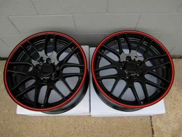 19" BLACK CSL STYLE WHEELS RIMS FITS BMW 3 SERIES E46 E90 E92 E93 F30 F32 F33