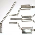 Audi B6 A4 Quattro Cat Back Stealth Exhaust System 1.8T 6spd (Round Tips)