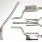 Audi B6 A4 Quattro Cat Back Stealth Exhaust System 1.8T 6spd (Round Tips)