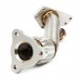 External Wastegate Up Pipe w/ Dump Tube 3-Bolt Inlet, 38/40mm V-Band WRX/STI/LGT