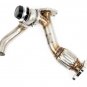 External Wastegate Up Pipe w/ Dump Tube 3-Bolt Inlet, 38/40mm V-Band WRX/STI/LGT