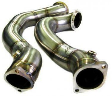 AR DESIGN E60 535I / XI 3" HI-FLO&acirc;�&cent; CATLESS DOWNPIPES (N54, 2007-2010)